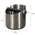 Factory Direct Sales Detachable Knock bar Stainless Steel Coffee Powder Residue Box