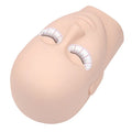 Silicone Flat Model Heads Extensions Makeup Tools Practice Lash Rubber Eyelash Extension Training Mannequin Head