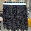 12A Grade Virgin Human Hair One Donor Raw Cuticle Aligned Super Double Drawn Human Hair Burmese Curly Raw Bundles