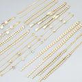 M294  10pcs/lot Jewelry Accessories18k Gold Rhodium Platedcopper Stable Quality Korean Chain Diy Earrings Making Findings