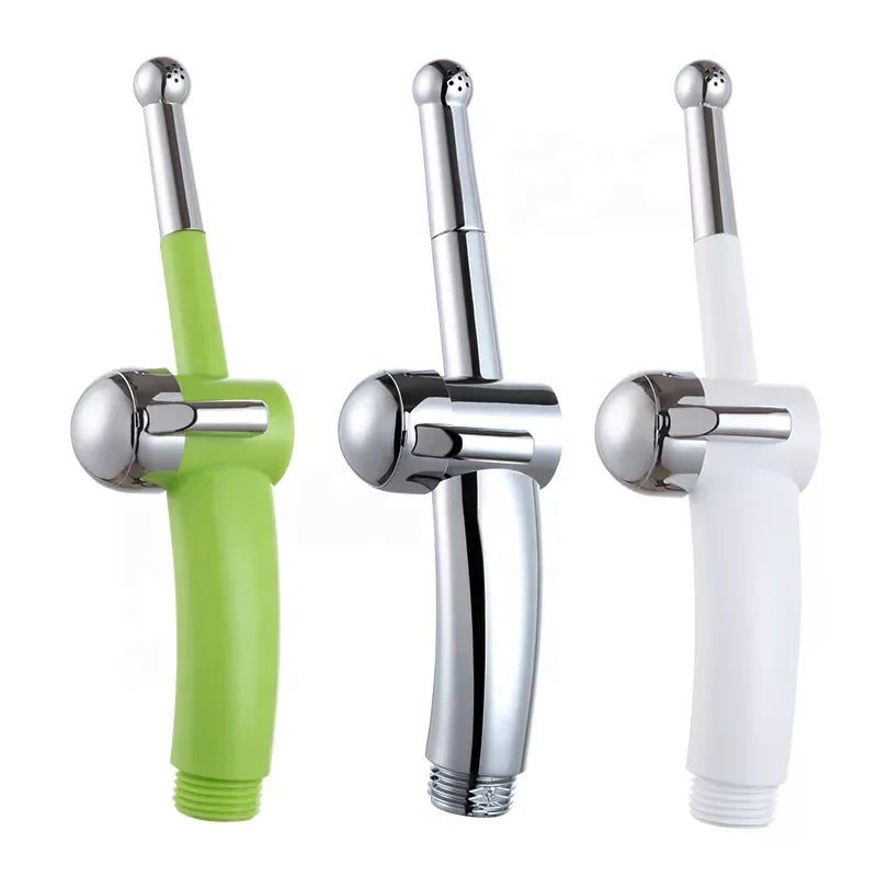ABS Plastic Women Washing Vaginal Wash Bidet Shattaf Sets Muslim Self Cleaning Body Toilet Bidet Handheld Shower Faucet