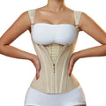 XS Size Colombian Bustier Body Shaper Mesh Steel Boned Slimming Girdle Trimmer Sheaths Firm Control Female Shapewear Bbl Corset