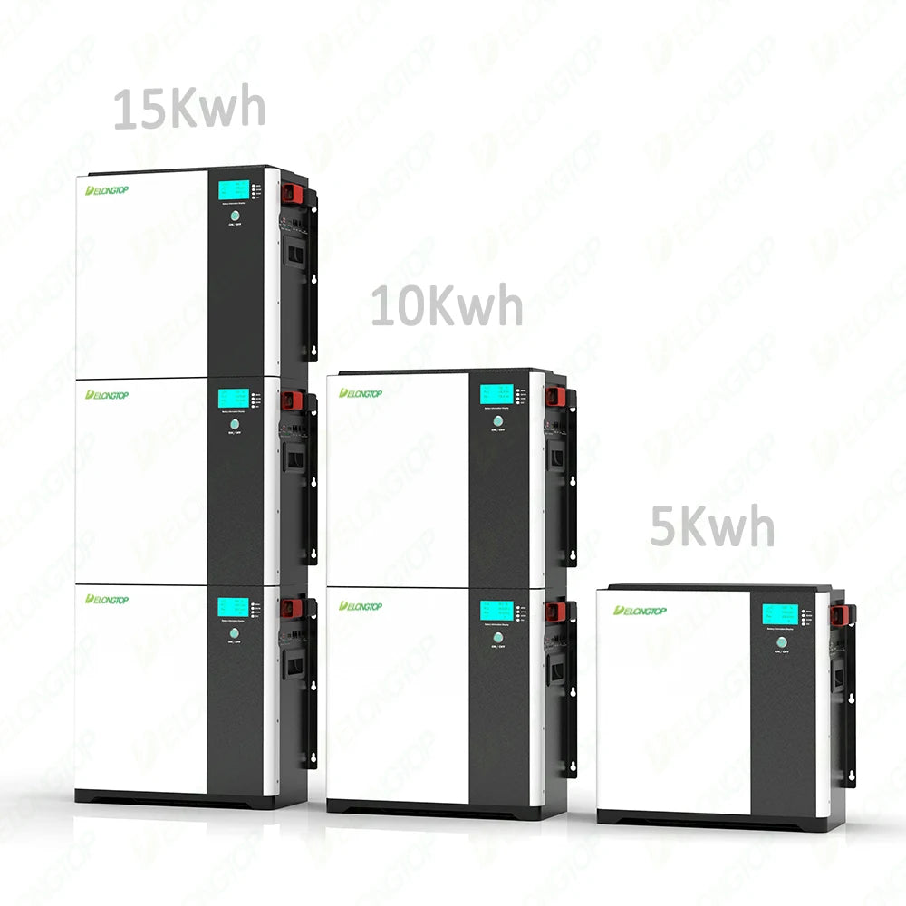 EU PL STOCK 6500+ Cycles Solar Home Energy Storage System Lithium Ion Battery 51.2V 100Ah 120Ah 200Ah 300Ah 48V LiFePO4 Battery