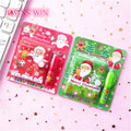 School Stationery Items List Christmas Gift Notebook with Pen Set Kawaii Kids Stationery Set Back to School 347 MegaBDM