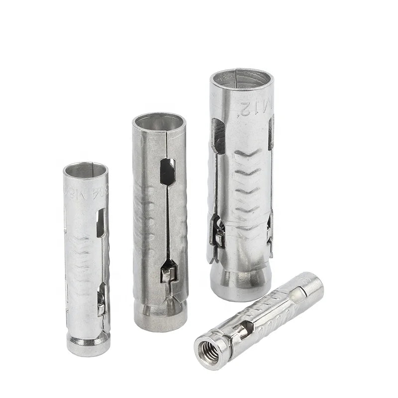 M6 M8 M12 M16 Easy Fix Stainless Steel 304 4PCS Expansion Heavy Duty Expansion Shield Anchor