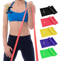 Very Light 1.5m*15cm Yoga Stretch Fitness Resistance Flat Band for Physical Therapyrehabhome Gym Workoutexercise