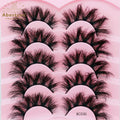 Abestyou 17mm 5in1 3d pink Tray Diy Full Strips for Human Hair Handmade Lash Kit Extensions Eyelashes Tools Packaging Custom