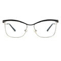 China Wholesale Optical Eyeglasses Frame Trend Metal Eyeglasses Frame Metal Modern Door Glass Steel Plegable