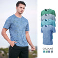 Summer Outdoor Oversized T-shirt Men Printed Quick Dry Casual Oversized Running Gym Cloths Tops Mans