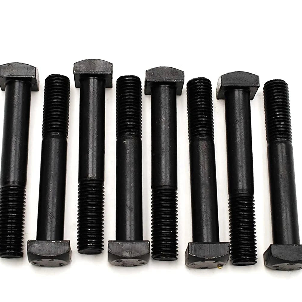 High Strength Alloy Steel 10.9 12.9 Heavy square Head Machine Bolt Half Thread Blacken