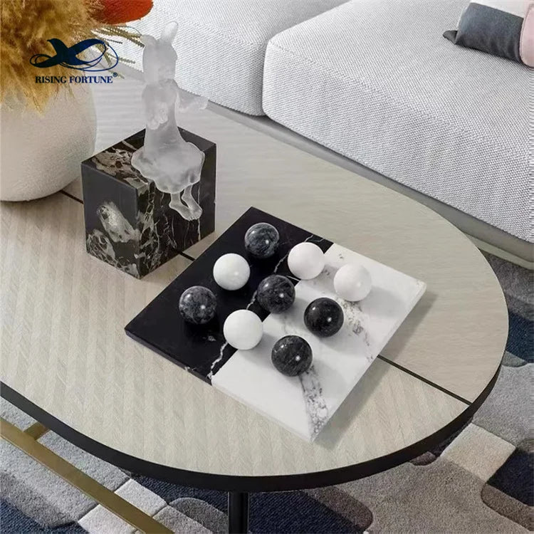 Modern Creative Custom Marble Made Chessboard Home Decoration Chess Boards