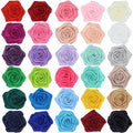 Factory Price Hair Band Silk Flowers Artificial Satin Ribbon Children Dress 5 Cm Rose Flower Heads for Diy