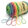 100g 203m Acrylic Cotton Rainbow Cake Ball Super Soft Crochet Cake Yarn Eco-Friendly for Hand Knitting