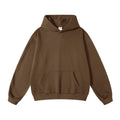 Custom Puff Logo Heavy Weight French Terry Oversize Casual Blank Hoodie Unisex Wholesale ODM OEM Solid Color Men's Hoodies