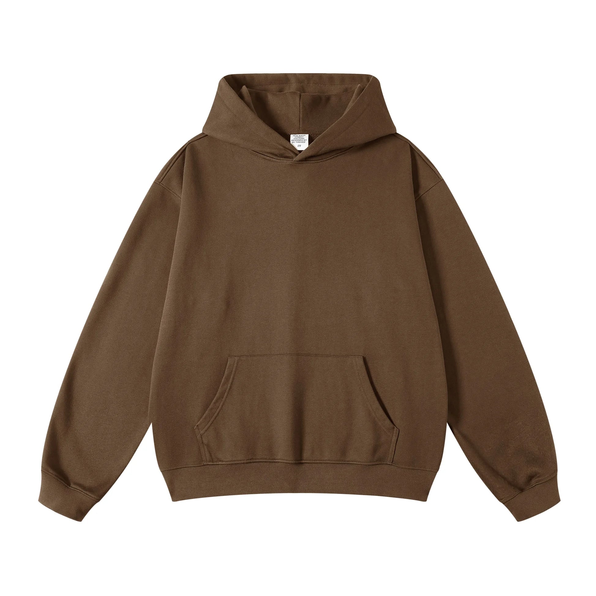Custom Puff Logo Heavy Weight French Terry Oversize Casual Blank Hoodie Unisex Wholesale ODM OEM Solid Color Men's Hoodies