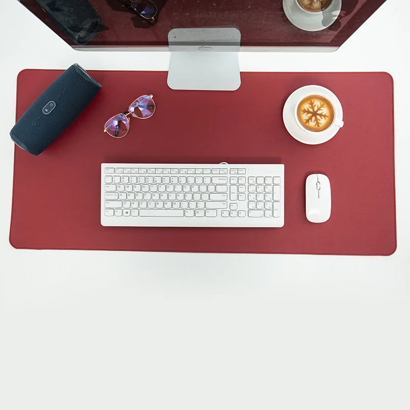 Factory Price Mouse Pad 80x40CM Factory Wholesale Carpet PC Keyboard Pads Waterproof Leather Large Office Keyboard Mat