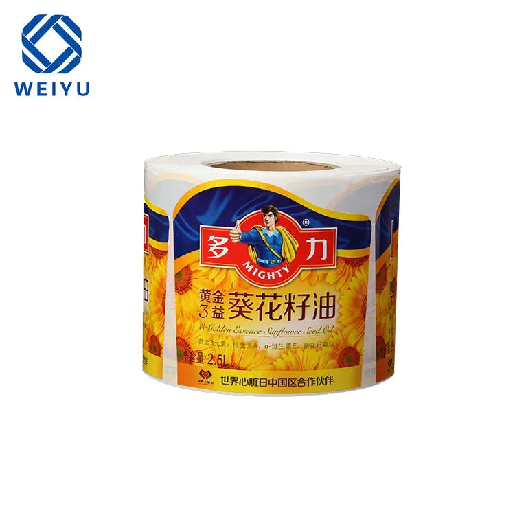 Custom Eco-Friendly Self Adhesive Olive Oil Bottle Labels Water-Proof Stickers for Food Use