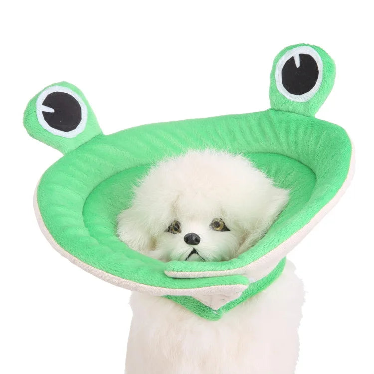 Wholesale Cute Frog Cat Anti-licking Elizabeth Collars for Pets