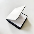 Qualisub Personalized PU Note Pad Sublimation Sticky Note Pad Blank Custom Sticky Notes Holder PU Leather Notepad