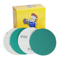 In Stock 150mm 6inch Aluminum Oxide Sandpaper Medium Hardness Abrasive Tools for Car Paint & Metal Grinding Custom OEM Support