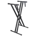 Modern Musician's Essential -Sleek Folding Keyboard Stand for Digital PianoHeavy Duty & Portable Design for Effortless Setup