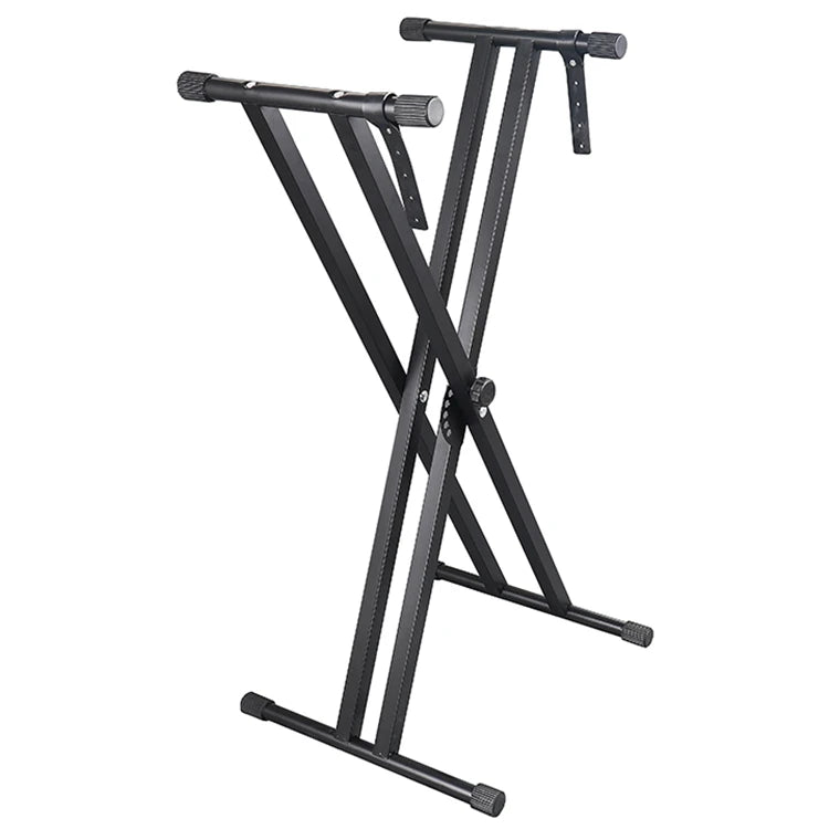 Modern Musician's Essential -Sleek Folding Keyboard Stand for Digital PianoHeavy Duty & Portable Design for Effortless Setup
