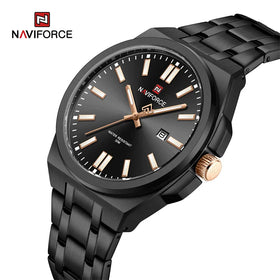 NAVIFORCE 9226 BBRG Luxury Mens Watches Waterproof Quartz Calendar Watch Japan Movement with Date Wristwatches