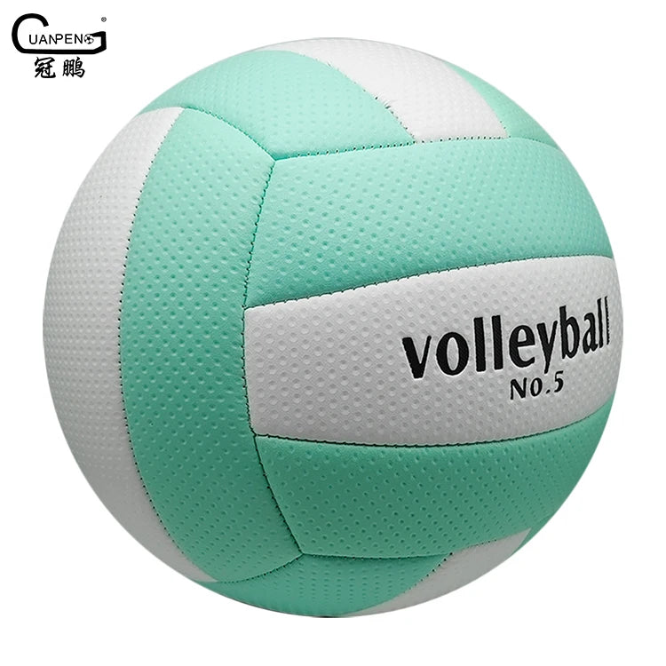 Wholesale 3.5mm Macaron Colors Volleyball Ball Official Size 5 High Elasticity Machine Stitched for School Training