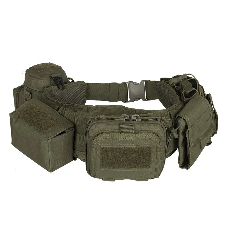 Yakeda Hunting Gadget Pouch Waist Bag Adjustable MOLLE Padded Patrol Duty Belt Combat Tactical Utility Belt with Holster cinturones tactico