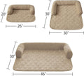 Pet Dog Bed Coral Foam Furniture Cover with Anti-Slip Back Breathable Removable & Washable Super Soft for Sofa