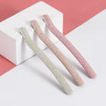 Eco Friendly Wheat Straw Handle Eyebrow Razor for Women Facial Multipurpose Use