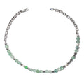 New Arrival Oriental Cyan Natural Stone Chain Necklace Minority Natural Pearl Bead Necklace for Women