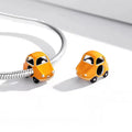 Fine Jewelry Travel Theme 925 Sterling Silver DIY Resin Dangle Car Bead Charms