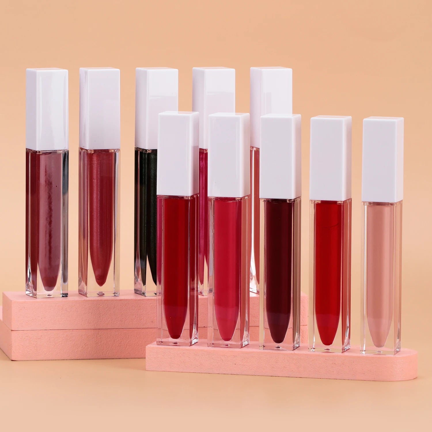 Wholesale Gloss Shiny Lip Gloss Cosmetics Private Label Custom Makeup Clear Lip Gloss