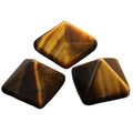 Diy Home Decorative Natural Gemstone Pyramids Healing Crystal Pyramid Ornament Yellow Tiger Eye Meditation Stone