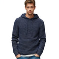 Cotton Knit Heavy Weight Hoodie Sweater for Men Eco-Friendly Windproof with Zipper Design Breathable  Sweater