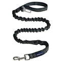 Heavy Duty No Pull Tactical Bungee Dog Leash Nylon Reflective Clasp Stretch 2 Padded Handles Shock Absorb for Large Dog Training