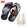 Water-proof Flip Flops Pvc Flip Flops for Men Custom Logo Custom Flip Flops Wholesale Custom Rubber Flip Flops