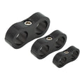 AN6 AN8 AN10 Braided Rubber Hose Line Clamp Kit Aluminum Anodized Line Separator Divider Black-Custom OEM Supported