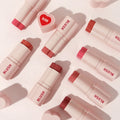 OEM ODM Heart Shaped Cream Blush Stick Multi-Use Shimmer Cheek Tint High Pigment Cruelty Free Vegan Private Label Custom Logo