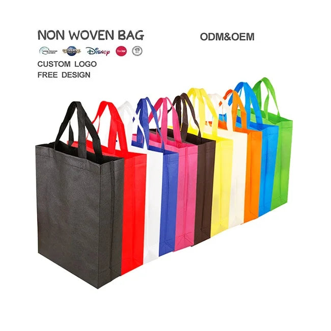 Factory Price Custom Eco-Friendly Reusable Non Woven Shopping Tote Bag with Logo