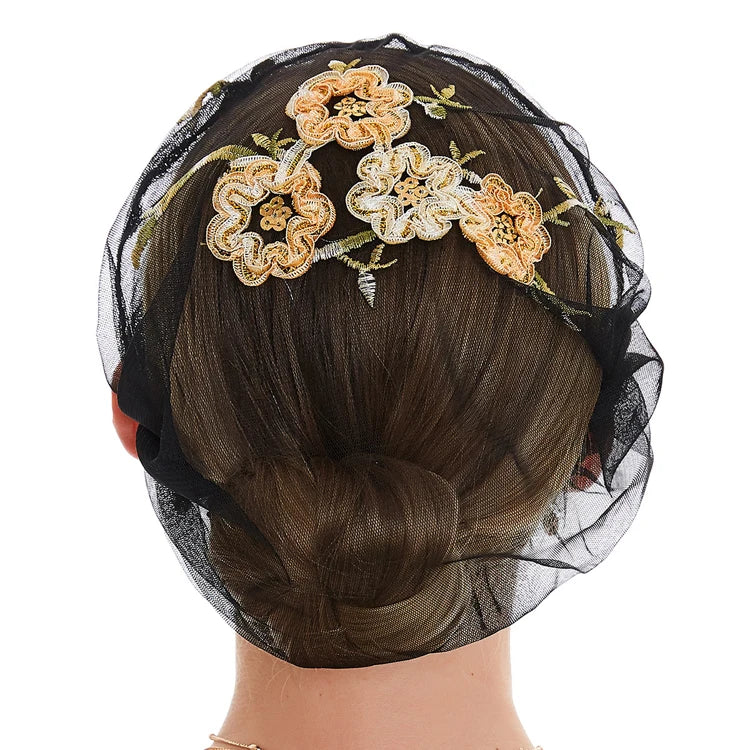 Lady Women Lace Inner Hijab Cap Islamic Underscarf Hat Arab Turban Hair Wrap Muslim Headscarf Bonnets Soft Scarves HeadBand
