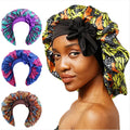 Long Curly Braid Hair Large Satin Bonnets Braids for Sleeping Black Women Bonnet With Tie