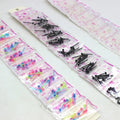 Fashion Multi-color  Matchstick Earrings Women Accessories Plastic Earrings Anti-allergic Earring Studs Set