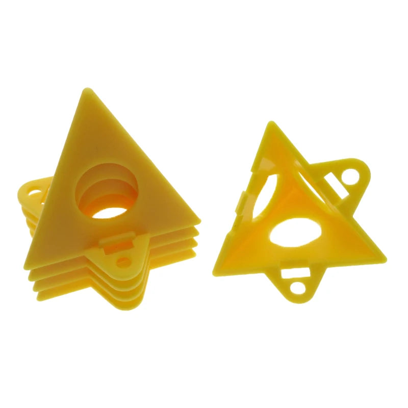 10pcs/set 50*60mm Mini Paint Stands Tool Triangle Paint Holder Pyramid Paint Bracket Set for Woodworking Carpenter Accessories