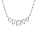 Fashion Luxury D Color Moissanite Pendant Necklaces 925 Sterling Silver Jewelry Necklace for Women