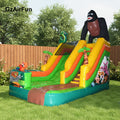 Customized Commercial PVC Gorilla Themed Inflatable Slide Kids Playground Dry Slide for Sale