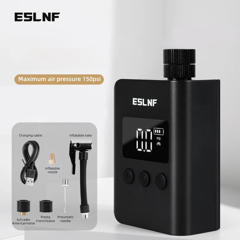 Car Tire Inflator Portable 150 PSI Air Compressor Pump Electric Wireless Bicycle Air Pump