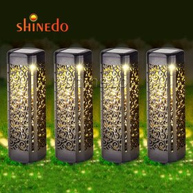 Waterproof LED Solar Pathway Lamp Outdoor Solar Powered Garden Lawn Lights Solar Underground Stake Lights