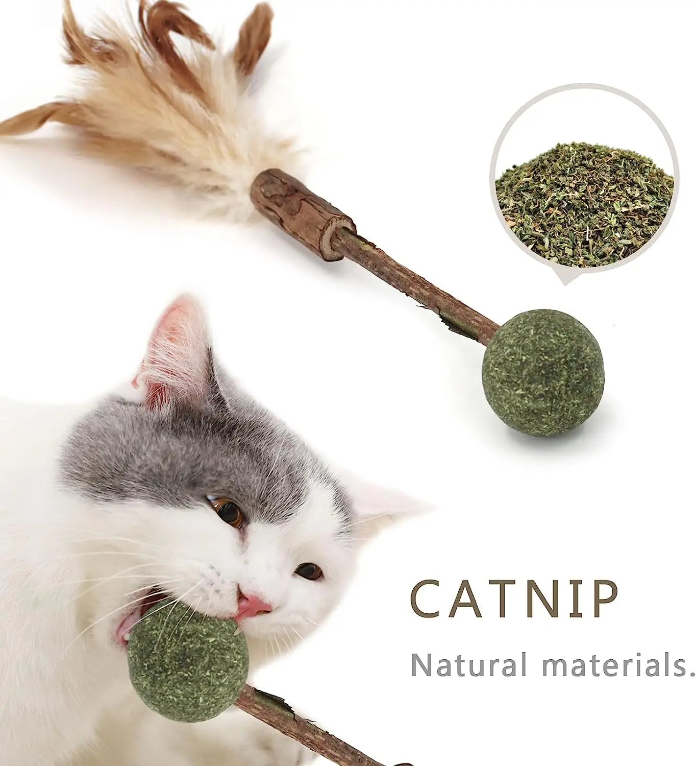 Chinese-Made Natural Silvervine Sticks Feather Chew Sticker Lifelike Plush Interactive Movement Toys for Cats Cheap Price